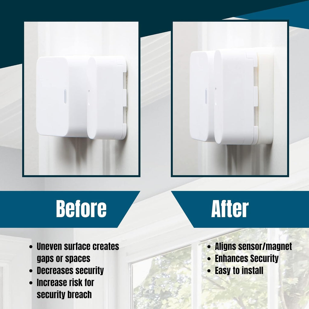 Sensor Riser Compatible With Simplisafe   Diy Contact Sensor Spacer For Simplisafe Wireless Home Security Systems, Gate Window D