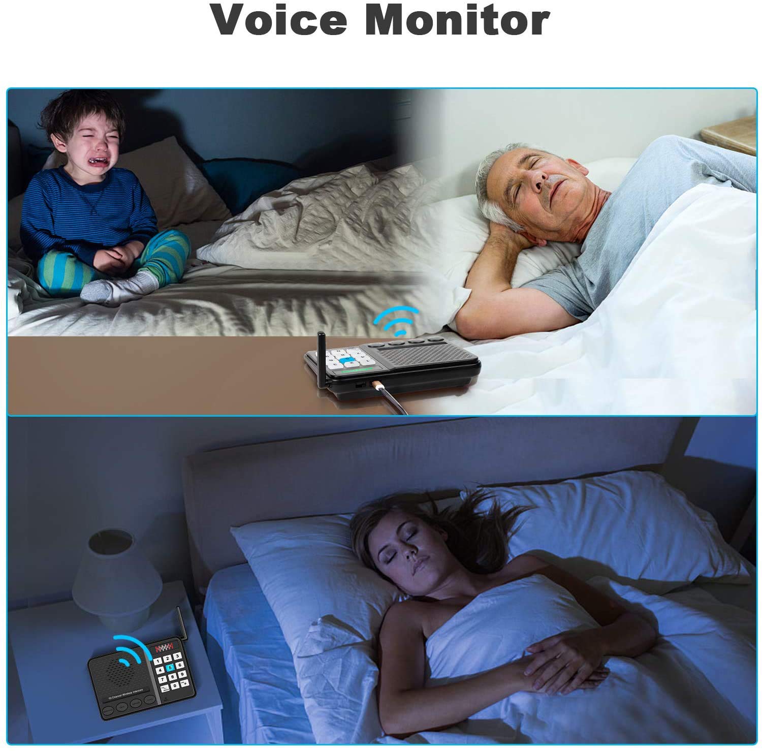 6 Pack Intercoms Wireless For Home   Long Range 1 Mile Wireless Intercom System 10 Channel 3 Code   Glconn Room To Room Home Int