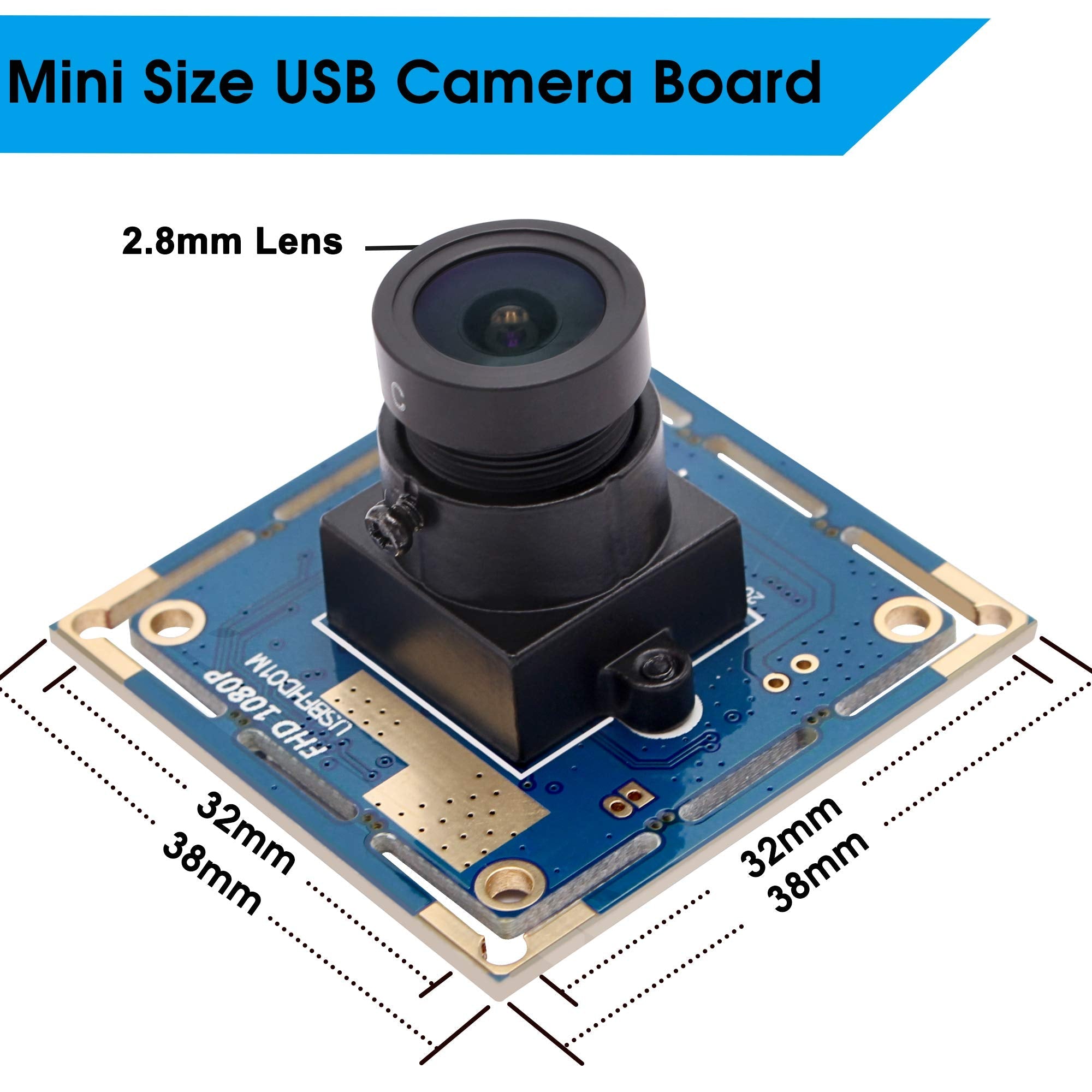 Svpro 1080P Usb Camera Module For Computer And Raspberry Pi,30Fps/60Fps/120Fps High Speed Board Camera Cmos Ov2710 Uvc Camera Mo