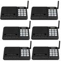6 Pack Intercoms Wireless For Home   Long Range 1 Mile Wireless Intercom System 10 Channel 3 Code   Glconn Room To Room Home Int