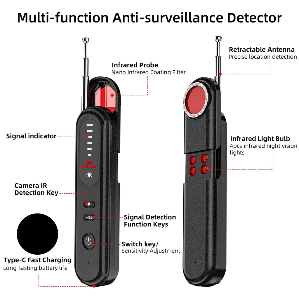 Hidden Camera Detector   2025 Camera Detector, Hidden Device Gps Detector, Bug Detector, Rf Wireless Signal Scanner, Camera Dete