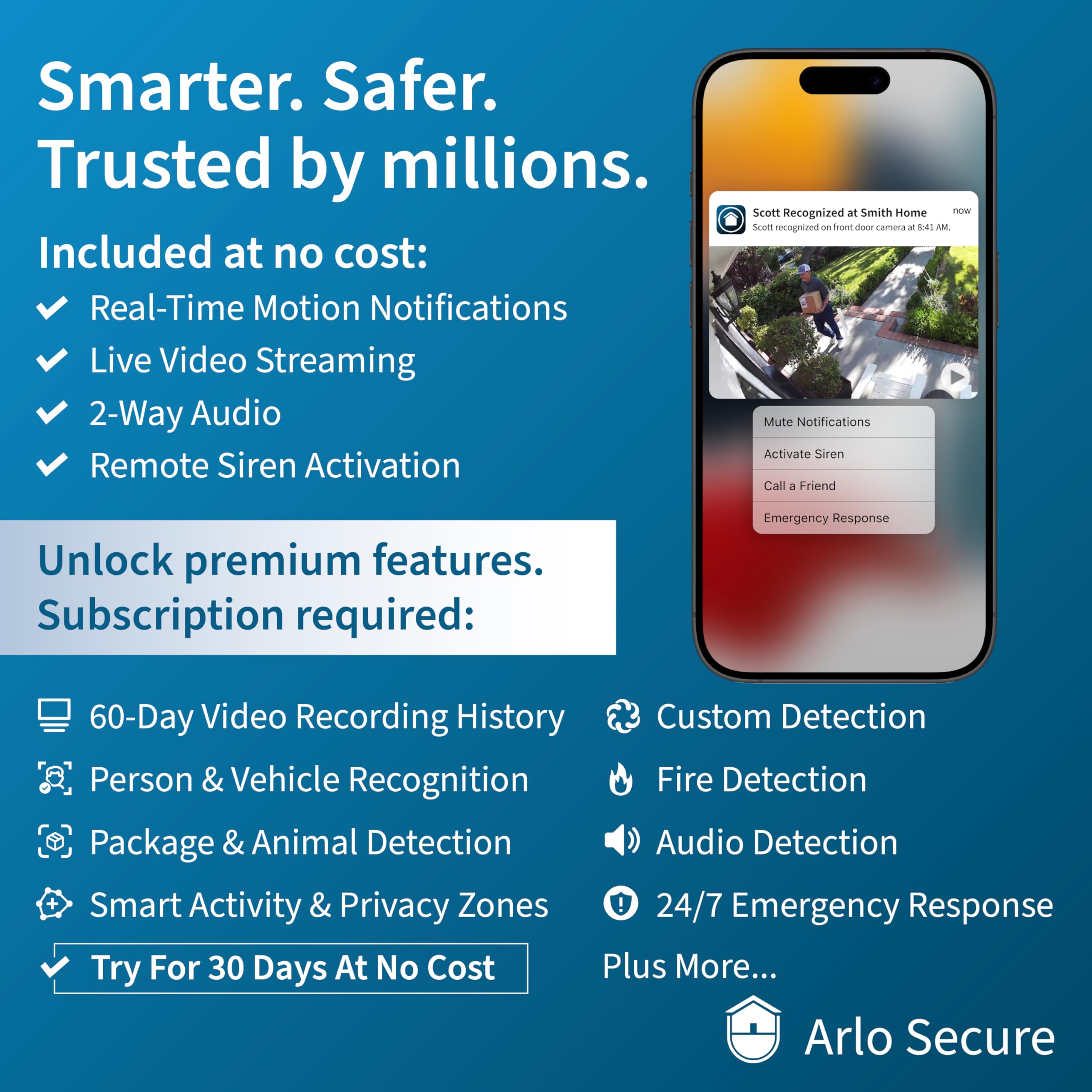 Arlo Pro 5S Spotlight Security Camera 2K Hdr | Outdoor | Wireless With Spotlight | Dual Band Wi Fi Connects To Strongest Network