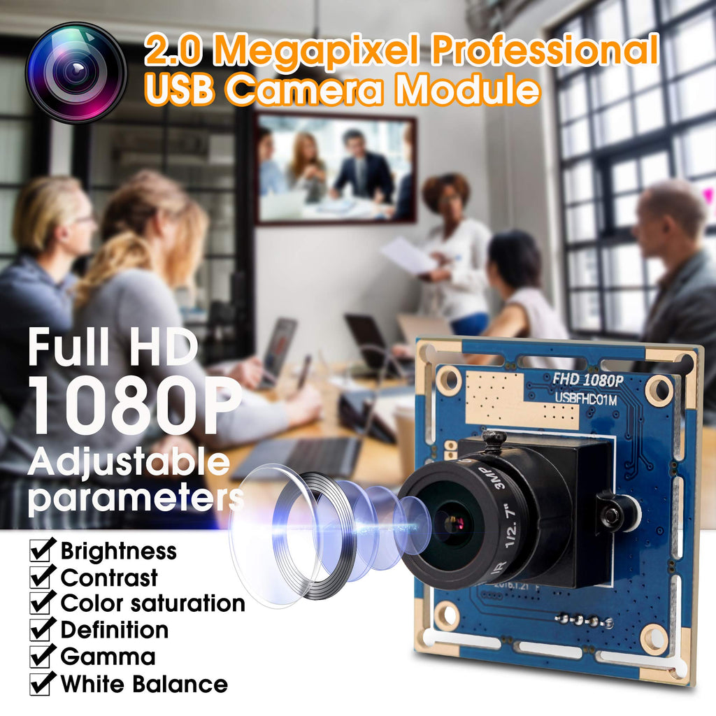 Svpro 1080P Usb Camera Module For Computer And Raspberry Pi,30Fps/60Fps/120Fps High Speed Board Camera Cmos Ov2710 Uvc Camera Mo